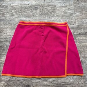 House of Harlow 1960 Pink and Orange Mini Skirt
